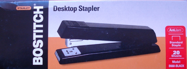 Bostitch B660 Stapler Black Full Strip Staples 26/6